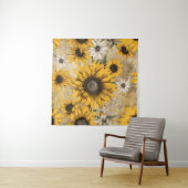 Sonnenblumen Wandteppich (Beispiel (Horizontal))