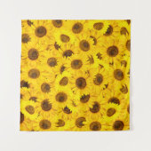 Sonnenblumen Wandteppich (Vorderseite (Horizontal))