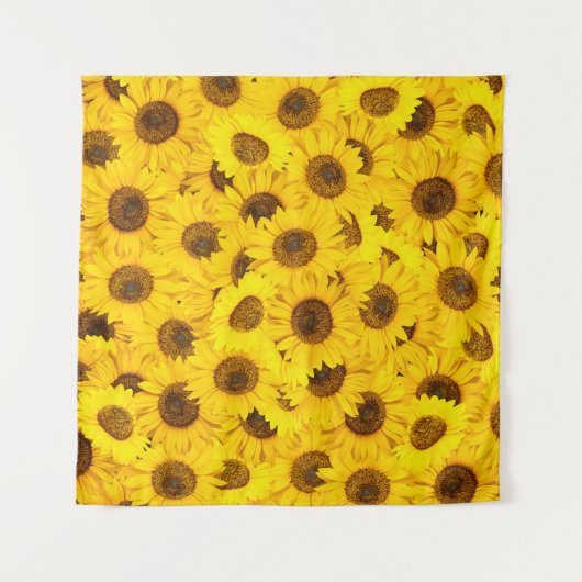 Sonnenblumen Wandteppich (Vorderseite (Horizontal))
