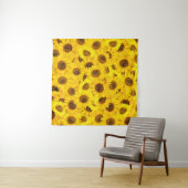 Sonnenblumen Wandteppich (Beispiel (Horizontal))