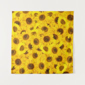 Sonnenblumen Wandteppich (Vorderseite)