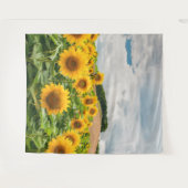 Sonnenblumen Wandteppich (Vorderseite (Horizontal))