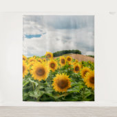 Sonnenblumen Wandteppich (Vorderseite)