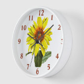 Sonnenblumen-Wanduhr Uhr (Winkel)