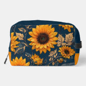 Sonnenblumen Waschbeutel (Rückseite)