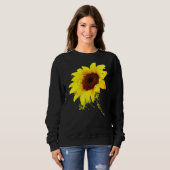 Sonnenblumen Wasserfarbe Blumengrafik Inspiration Sweatshirt (Vorne ganz)