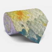 Sonnenblumen Wasserfarbe Krawatte (Gerollt)