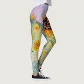 Sonnenblumen Wasserfarbe Leggings (Rechts)
