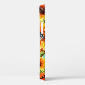 Sonnenblumen Wasserfarbe: Nahtlose Illustration Case-Mate iPhone Hülle (Rückseite / Rechts)