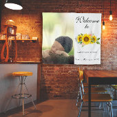 Sonnenblumen Wasserfarbe Rosa Foto Baby Wandteppich