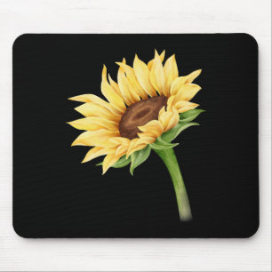 Sonnenblumen Wasserfarben Positiver Sommer Fall Mousepad