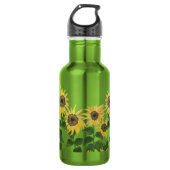 Sonnenblumen Wasserflasche (Vorderseite)