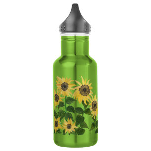 Sonnenblumen Wasserflasche