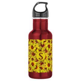 Sonnenblumen-Wasserflasche Edelstahlflasche