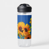 Sonnenblumen Wasserflasche Trinkflasche (Vorderseite)