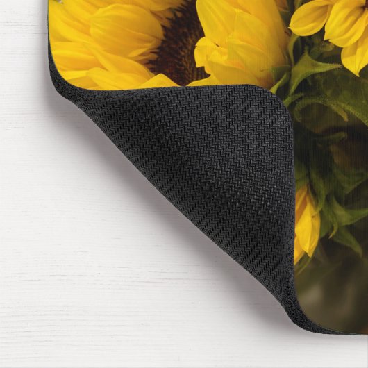 Sonnenblumen Weiches Mauspad (Ecke)