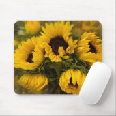 Sonnenblumen Weiches Mauspad (Mit Mouse)