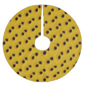 Sonnenblumen Weihnachtsbaum Gelbe Blumen Baumrock Polyester Weihnachtsbaumdecke (Vorderseite)