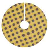 Sonnenblumen Weihnachtsbaum Sonnenblume Art Tree R Polyester Weihnachtsbaumdecke (Vorderseite)