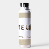 Sonnenblumen Western Liebe Boho Sommergoldene Farb Trinkflasche (Links)