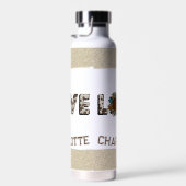 Sonnenblumen Western Liebe Boho Sommergoldene Farb Trinkflasche (Rechts)