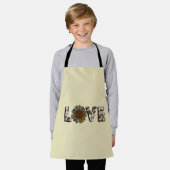 Sonnenblumen Western Liebe Boho Summer Animal Prin Schürze (Getragen)