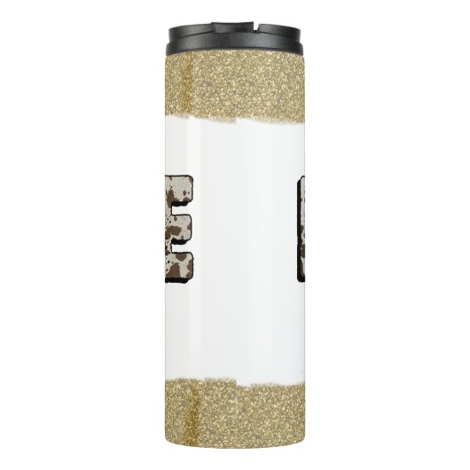 Sonnenblumen Western Liebe Boho Summer Thermosbecher (Rückseite)