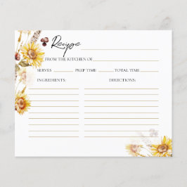 Sonnenblumen Wildblume Modernes Brautparty Rezept