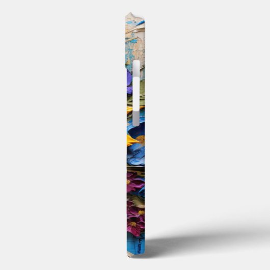 Sonnenblumen Wildblumen Blume Mixed Media Design Case-Mate iPhone Hülle (Rückseite / Links)