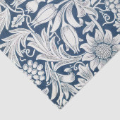Sonnenblumen William Morris Lila Vintage Blumen Seidenpapier (Detail)