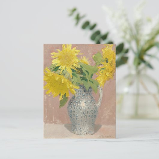 Sonnenblumen | William Nicholson Postkarte (Stehend Vorderseite)