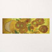 Sonnenblumen Yoga Mat von Van Gogh Yogamatte (Rückseite (Horizontal))