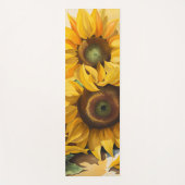 Sonnenblumen Yogamatte (Vorderseite)