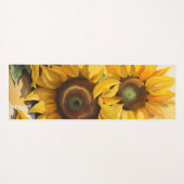 Sonnenblumen Yogamatte (Vorderseite (Horizontal))