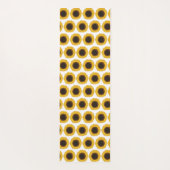 Sonnenblumen Yogamatte (Rückseite)