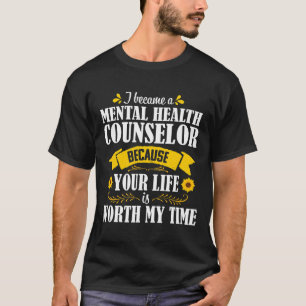 Sonnenblumen-Zitat Süße geistige Gesundheit Berate T-Shirt