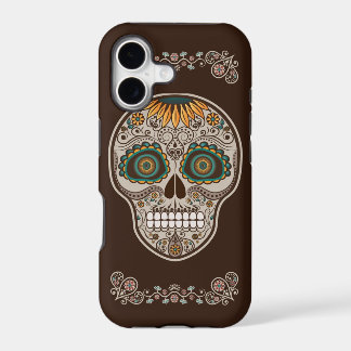 Sonnenblumen-Zucker-Schädel-Tag-der-Toten-iPhone-H