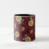 SONNENBLUMEN ZWEIFARBIGE TASSE (Mittel)