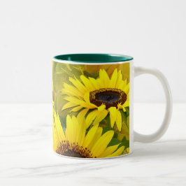Sonnenblumen Zweifarbige Tasse