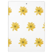 Sonnenblumen-Zwischenwand Klemmbrett (Rückseite)