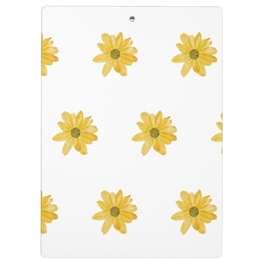 Sonnenblumen-Zwischenwand Klemmbrett (Rückseite)