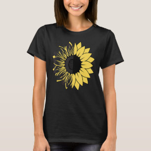 Sonnenblumenabstraktion in Gelb und Schwarz II T-Shirt