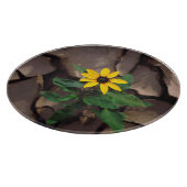 Sonnenblumenanbau aus Rack Schneidebrett (Ecke)