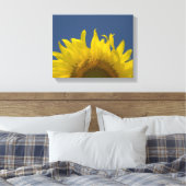 Sonnenblumenanbau Leinwanddruck (Insitu (Schlafzimmer))