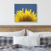 Sonnenblumenanbau Leinwanddruck (Insitu (Schlafzimmer))