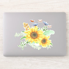 Sonnenblumenaufkleber Aufkleber