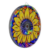 Sonnenblumenauge_ Dartscheibe (Vorderseite Links)