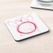 Sonnenblumenbär Cork Untersetzer (Linke Seite)