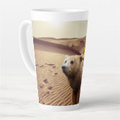 Sonnenblumenbär Latte Tasse (Linke Ecke)