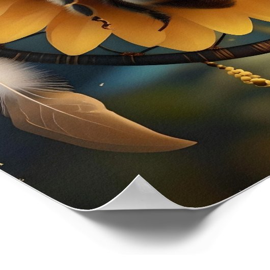 Sonnenblumenbäume, Poster (Ecke)